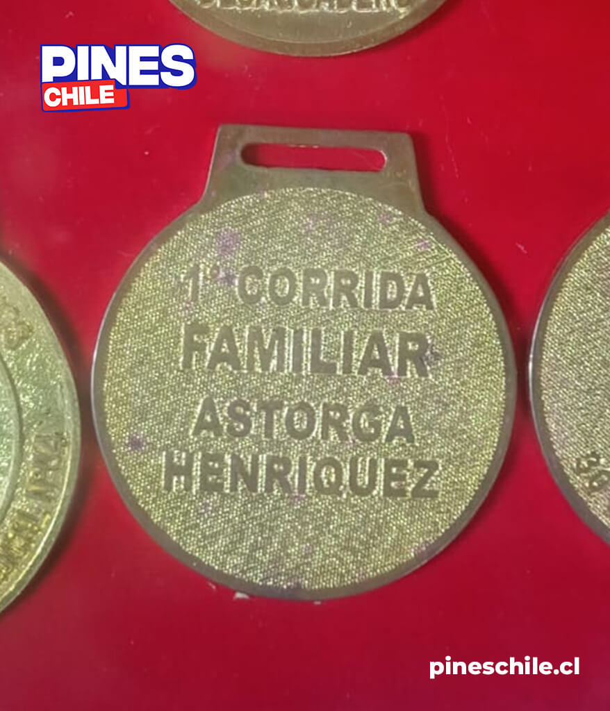 Medalla personalizada corrida familiar