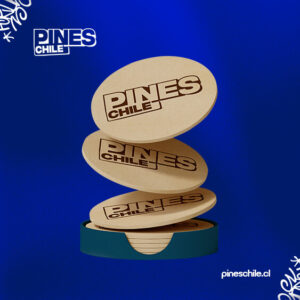 Posavaso personalizados madera