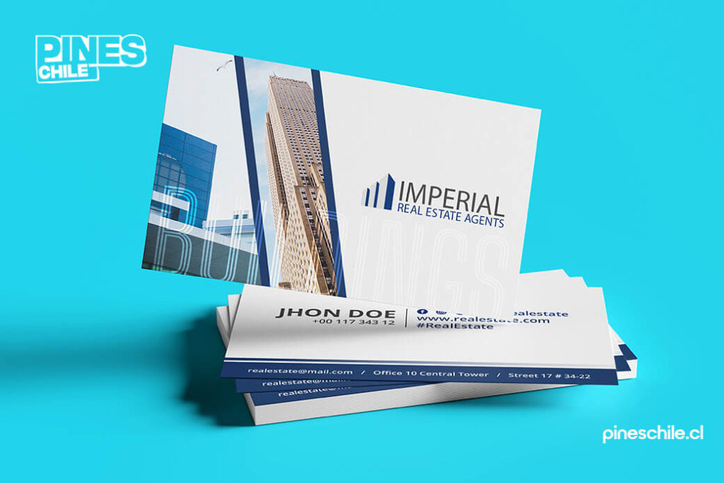 Precio de tarjetas para agentes inmobiliarios