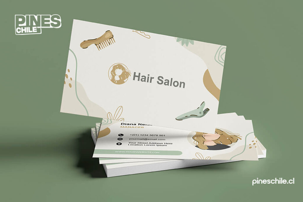 Precio tarjetas de presentacion para peluqueria