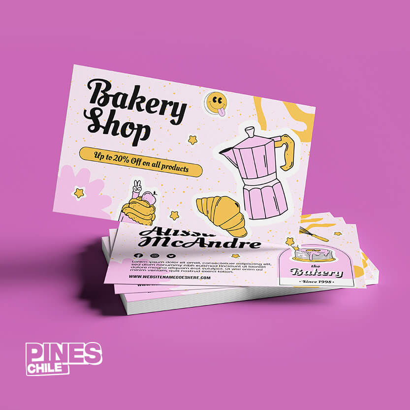 tarjetas de presentacion reposteria