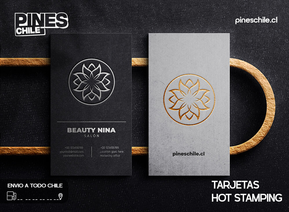 Tarjeta de presentacion hot stamping