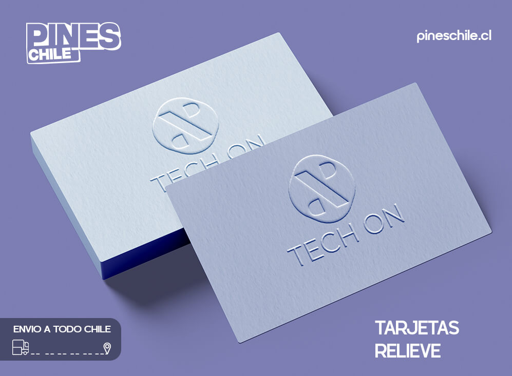 Tarjeta de presentacion relieve