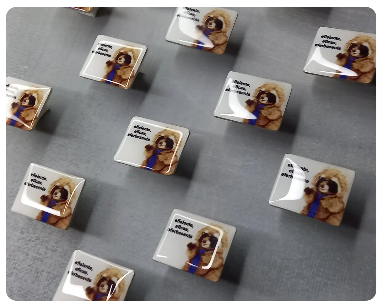 Piocha personalizada baño oro