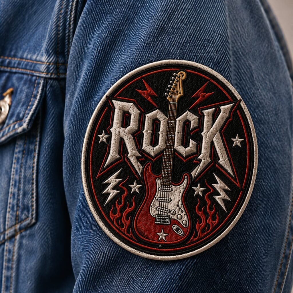 Chaqueta parche rock
