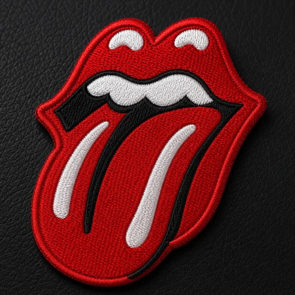 parches bordados de rock