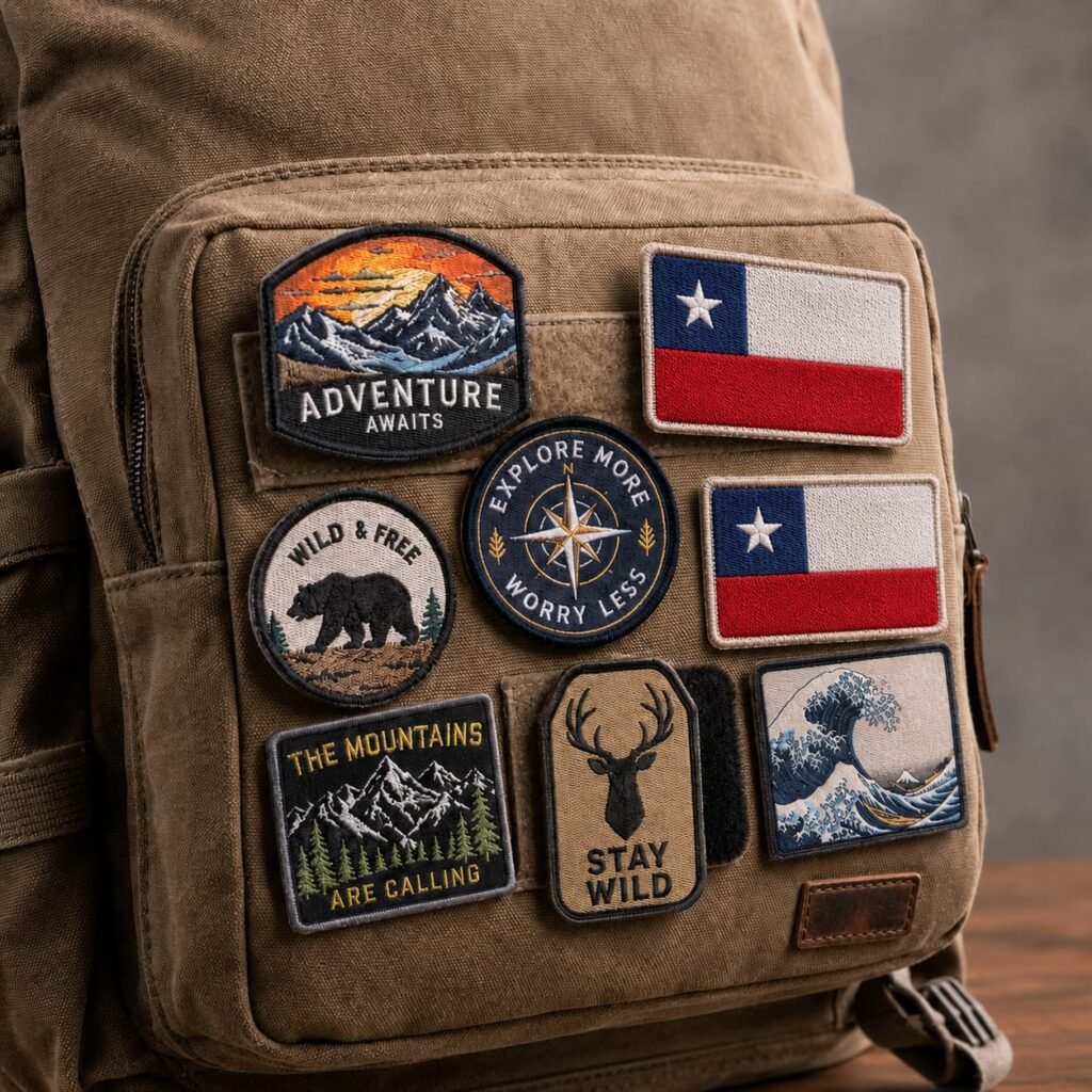 parches para mochilas